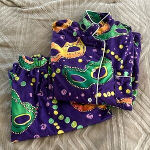 Mardi Gras Colorful Women’s Pajamas Set